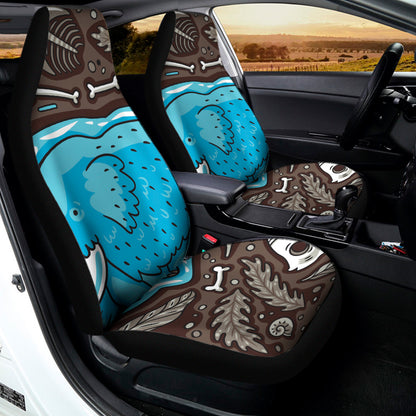 Frozen Mammoth And Fossil Print Universal Fit Car Seat Covers