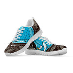 Frozen Mammoth And Fossil Print White Sneakers