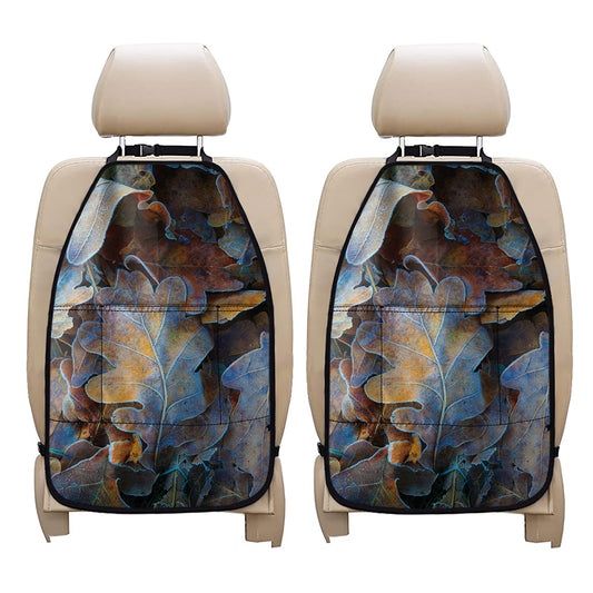 Frozen Oak leaf Print Car Seat Organizers