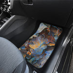 Frozen Oak leaf Print Front Car Floor Mats