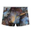 Frozen Oak leaf Print Men's Boxer Briefs