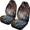 Frozen Oak leaf Print Universal Fit Car Seat Covers