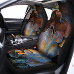 Frozen Oak leaf Print Universal Fit Car Seat Covers