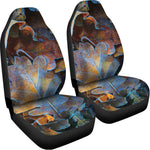 Frozen Oak leaf Print Universal Fit Car Seat Covers