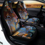 Frozen Oak leaf Print Universal Fit Car Seat Covers
