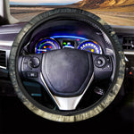Full Moon And Night Stars Print Car Steering Wheel Cover