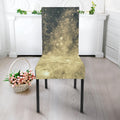 Full Moon And Night Stars Print Dining Chair Slipcover