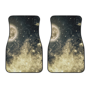 Full Moon And Night Stars Print Front Car Floor Mats