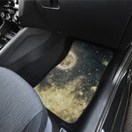 Full Moon And Night Stars Print Front Car Floor Mats