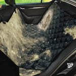 Full Moon And Night Stars Print Pet Car Back Seat Cover