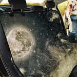 Full Moon And Night Stars Print Pet Car Back Seat Cover