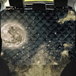 Full Moon And Night Stars Print Pet Car Back Seat Cover
