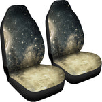 Full Moon And Night Stars Print Universal Fit Car Seat Covers