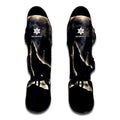 Full Moon Howling Wolf Print Muay Thai Shin Guards