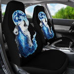 Full Moon Howling Wolf Spirit Universal Fit Car Seat Covers GearFrost