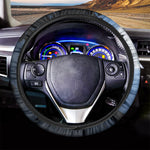 Full Moon Night Owl Print Car Steering Wheel Cover