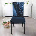 Full Moon Night Owl Print Dining Chair Slipcover