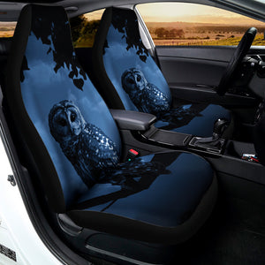 Full Moon Night Owl Print Universal Fit Car Seat Covers