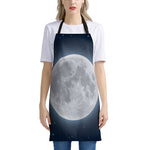 Full Moon Print Apron