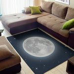 Full Moon Print Area Rug