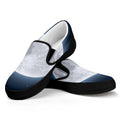 Full Moon Print Black Slip On Sneakers