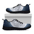 Full Moon Print Black Running Shoes