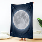 Full Moon Print Blanket