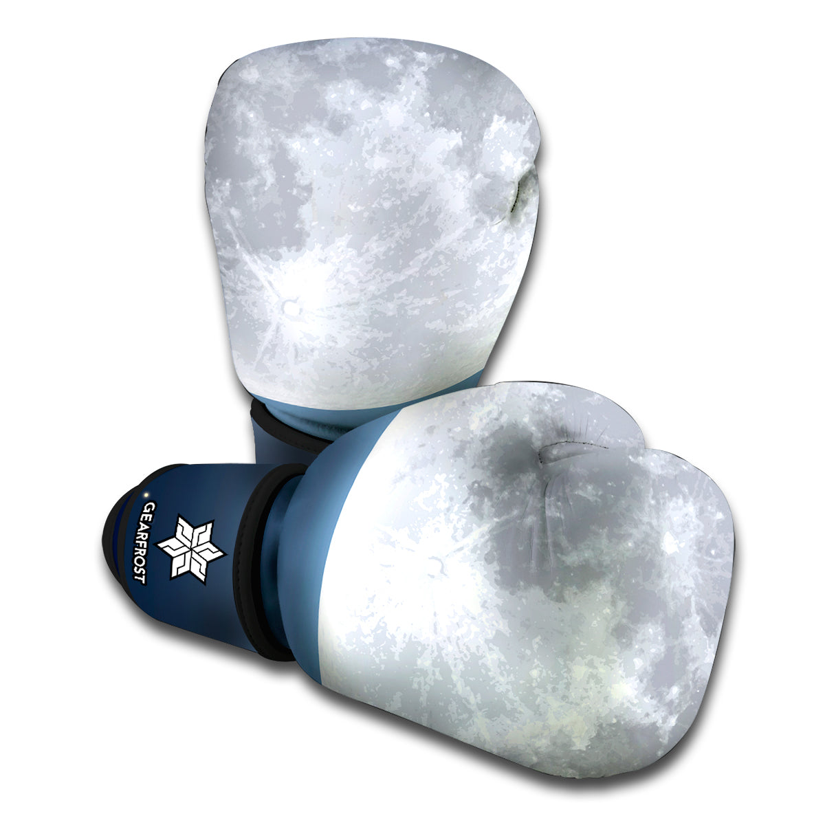 Full Moon Print Boxing Gloves