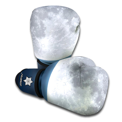 Full Moon Print Boxing Gloves