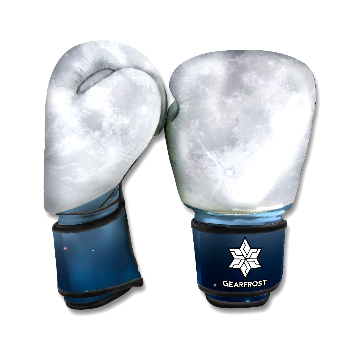 Full Moon Print Boxing Gloves