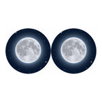 Full Moon Print Car Coasters