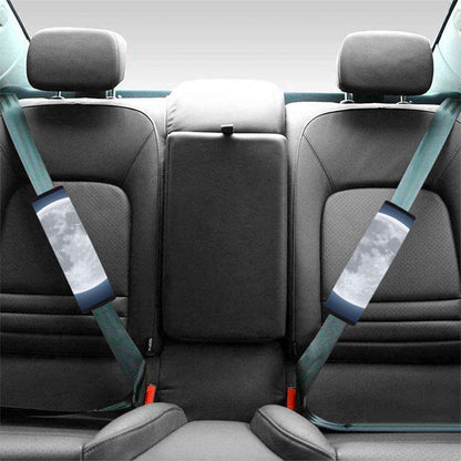 Full Moon Print Car Seat Belt Covers
