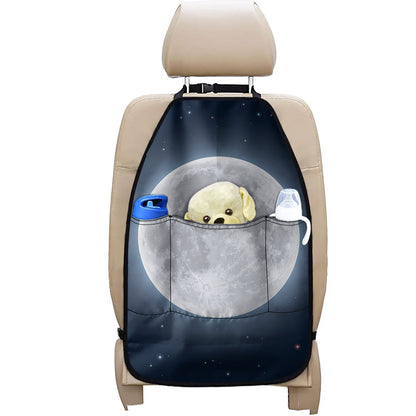 Full Moon Print Car Seat Organizers