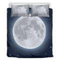 Full Moon Print Duvet Cover Bedding Set