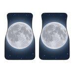 Full Moon Print Front Car Floor Mats