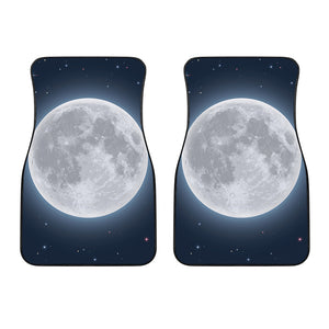 Full Moon Print Front Car Floor Mats