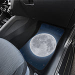 Full Moon Print Front Car Floor Mats