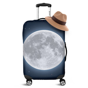 Full Moon Print Luggage Cover