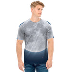 Full Moon Print Men's T-Shirt