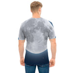 Full Moon Print Men's T-Shirt