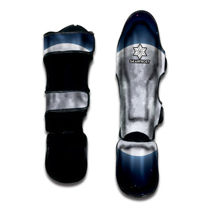 Full Moon Print Muay Thai Shin Guard