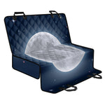 Full Moon Print Pet Car Back Seat Cover