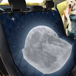 Full Moon Print Pet Car Back Seat Cover