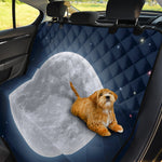 Full Moon Print Pet Car Back Seat Cover