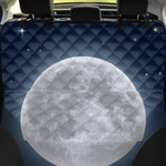 Full Moon Print Pet Car Back Seat Cover