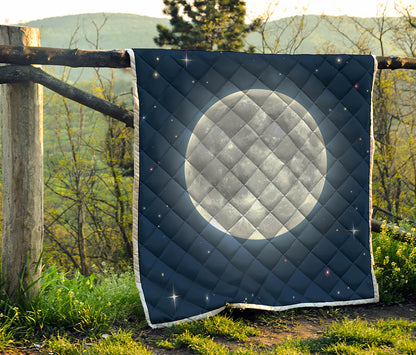 Full Moon Print Quilt