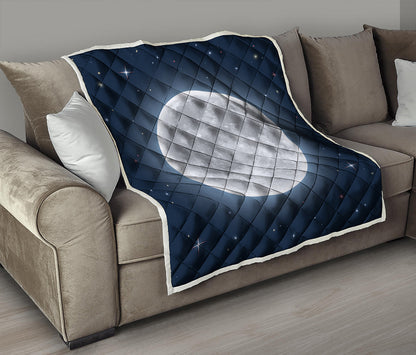 Full Moon Print Quilt