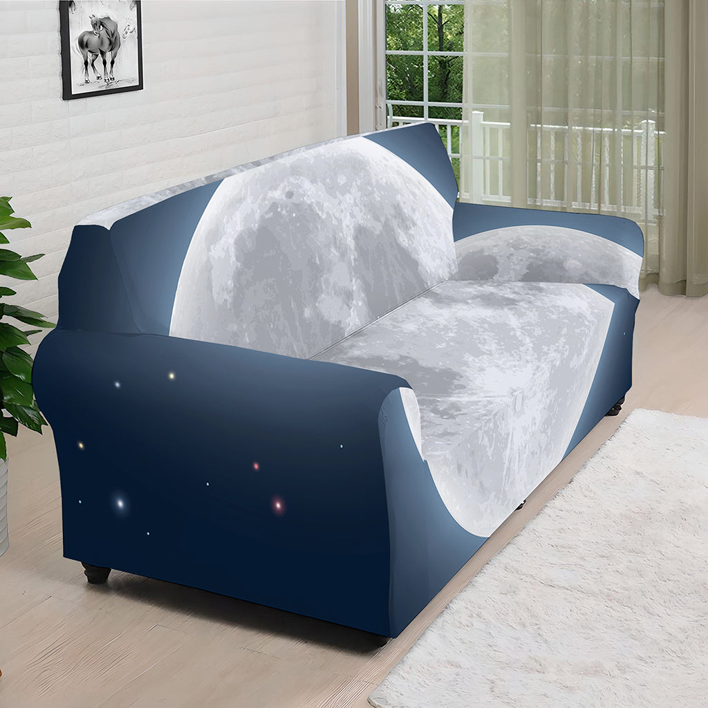 Full Moon Print Sofa Cover