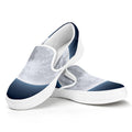 Full Moon Print White Slip On Sneakers