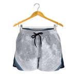 Full Moon Print Women's Shorts